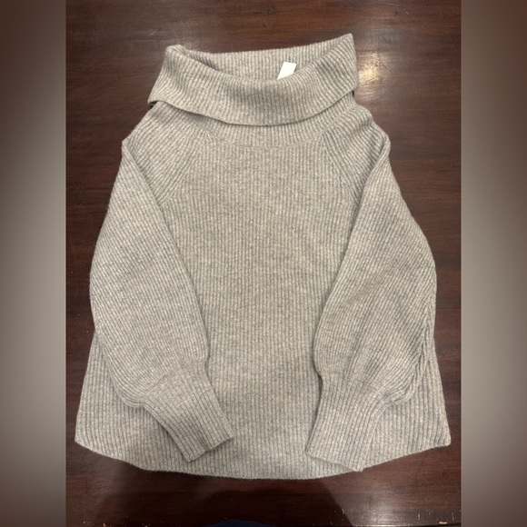 NWT Soft Surroundings Calanthe Cashmere Pullover Heather Gray Size XS $180.00 - Picture 3 of 14